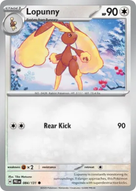 Lopunny (PRE 84) Prismatic Evolutions
