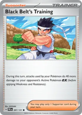 Black Belt's Training (PRE 97) Prismatic Evolutions