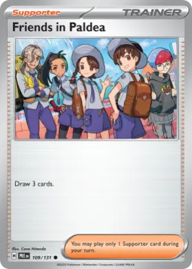 Friends in Paldea (PRE 109) Prismatic Evolutions