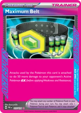 Maximum Belt (PRE 117) Prismatic Evolutions