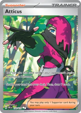 Atticus (PRE 133) Prismatic Evolutions