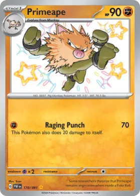 Primeape (PAF 170) Paldean Fates