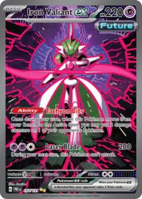 Iron Valiant ex (PRE 157) Prismatic Evolutions