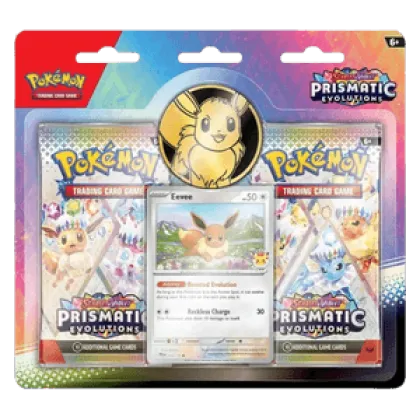 Prismatic Evolutions: Pokémon Day 2025 Eevee 2-Pack Blister