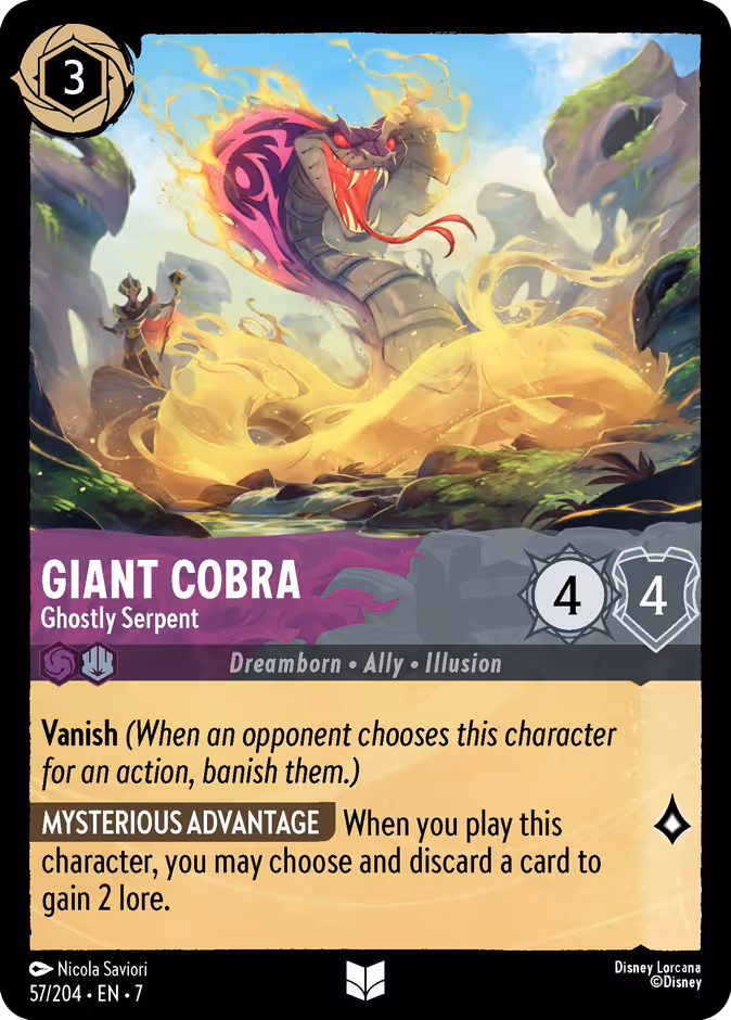 Giant Cobra - Ghostly Serpent