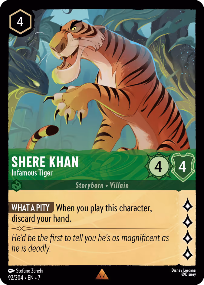 Shere Khan - Infamous Tiger 92/204