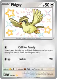 Pidgey (PAF 196) Paldean Fates