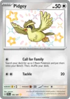 Pidgey (PAF 196) Paldean Fates