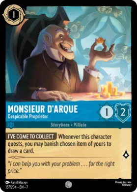 Monsieur D'Arque (7ARI 157) Archazia's Island