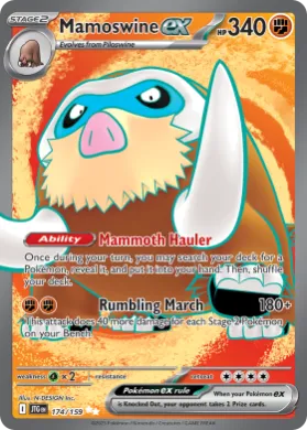Mamoswine ex (JTG 174) Journey Together