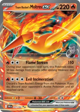 Team Rocket's Moltres ex (DRI 31) Destined Rivals