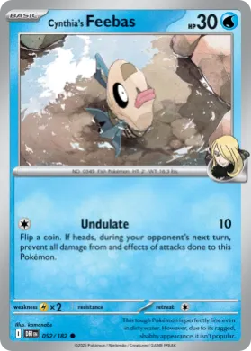 Cynthia's Feebas (DRI 52) Destined Rivals