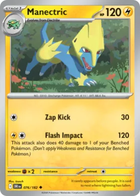 Manectric (DRI 76) Destined Rivals