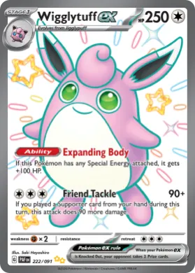 Wigglytuff ex (PAF 222) Paldean Fates