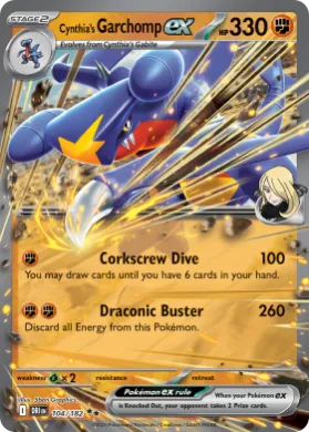 Cynthia's Garchomp ex (DRI 104) Destined Rivals