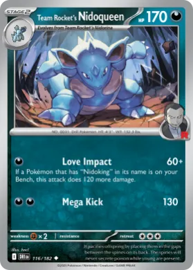 Team Rocket's Nidoqueen (DRI 116) Destined Rivals