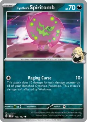 Cynthia's Spiritomb (DRI 129) Destined Rivals