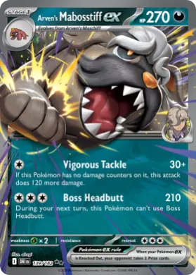 Arven's Mabosstiff ex (DRI 139) Destined Rivals