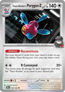 Team Rocket's Porygon-Z (DRI 155) Destined Rivals