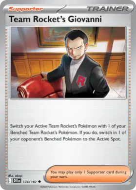 Team Rocket's Giovanni (DRI 174) Destined Rivals