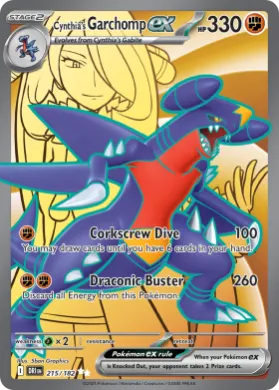 Cynthia's Garchomp ex (DRI 215) Destined Rivals
