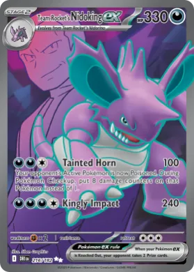 Team Rocket's Nidoking ex (DRI 216) Destined Rivals