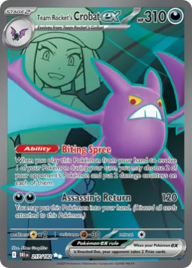 Team Rocket's Crobat ex (DRI 217) Destined Rivals