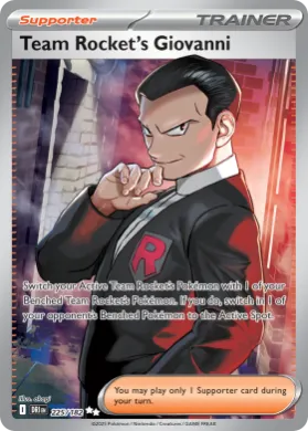 Team Rocket's Giovanni (DRI 225) Destined Rivals