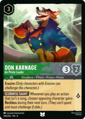 Don Karnage (8JAF 108) Reign of Jafar