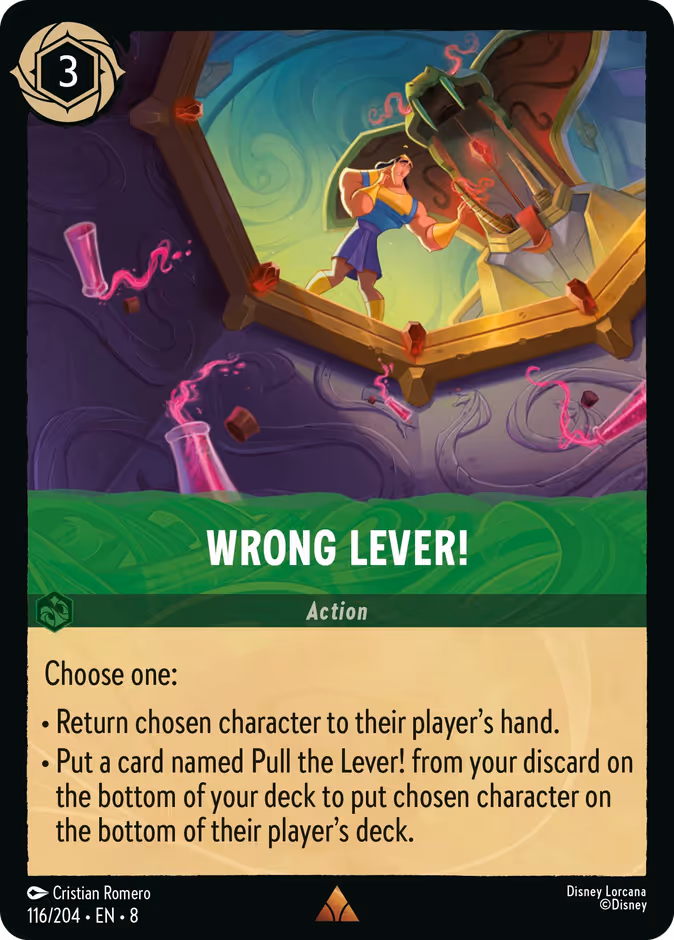 Wrong Lever! 116/204