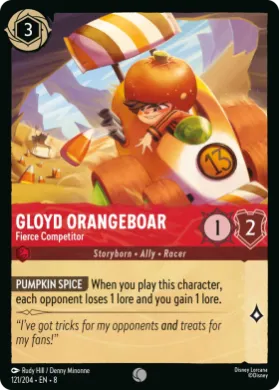 Gloyd Orangeboar (8JAF 121) Reign of Jafar