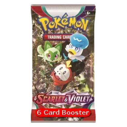 Scarlet & Violet Booster (6 Cards)