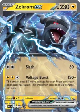 Zekrom ex (BLK 34) Black Bolt