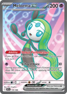 Meloetta ex (BLK 159) Black Bolt