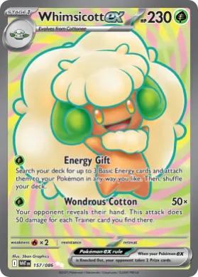 Whimsicott ex (WHT 157) White Flare