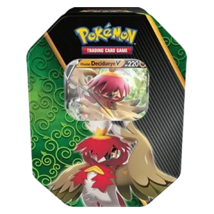Divergent Powers Tins: Hisuian Decidueye V Tin (EU Version)