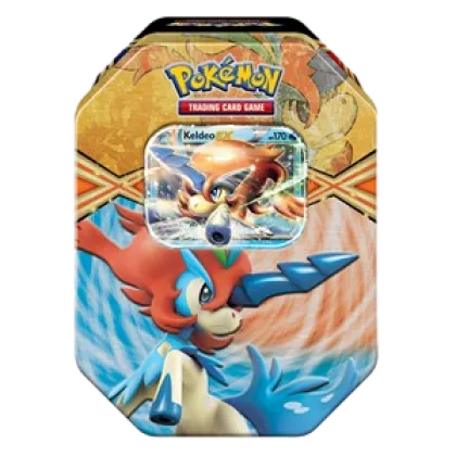 EX Power Tins: Keldeo-EX Tin