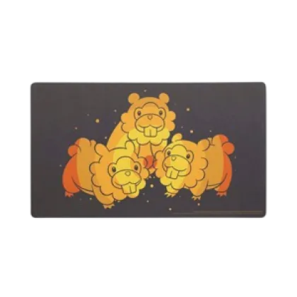 Bidoof Black Playmat