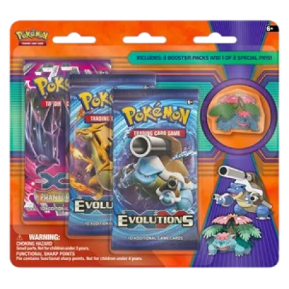 Mega Venusaur Collector's Pin 3-Pack Blister