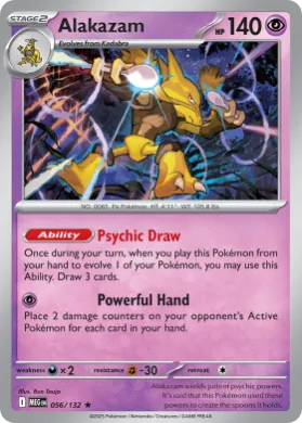 Alakazam (MEG 56) Mega Evolution