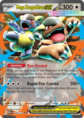 Mega Kangaskhan ex (MEG 104) Mega Evolution