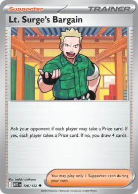 Lt. Surge's Bargain (MEG 120) Mega Evolution