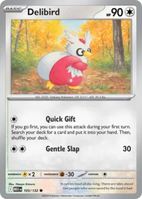 Delibird (MEG 105) Mega Evolution
