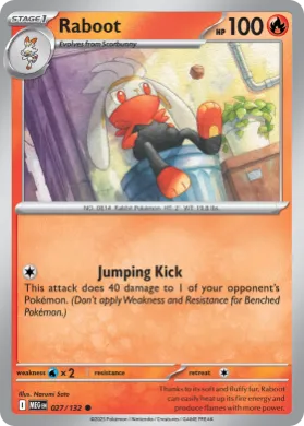 Raboot (MEG 27) Mega Evolution