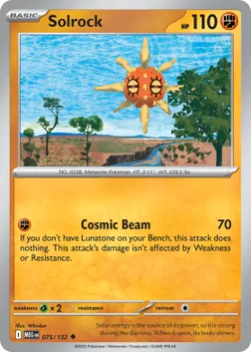 Solrock (MEG 75) Mega Evolution