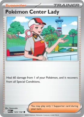 Pokémon Center Lady (MEG 123) Mega Evolution