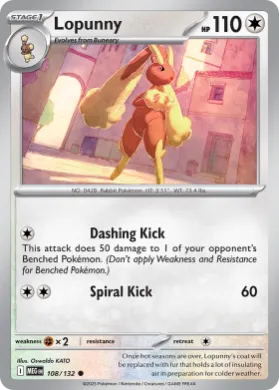 Lopunny (MEG 108) Mega Evolution