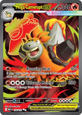 Mega Camerupt ex (MEG 156) Mega Evolution