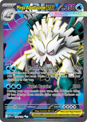 Mega Abomasnow ex (MEG 157) Mega Evolution
