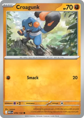 Croagunk (MEG 78) Mega Evolution